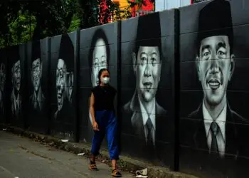 Potret Mural Bertema Presiden RI dan Pahlawan Nasional di Jalanan Cipondoh