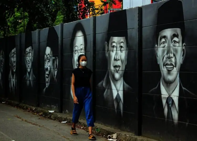 Potret Mural Bertema Presiden RI dan Pahlawan Nasional di Jalanan Cipondoh