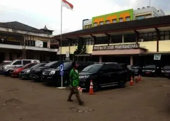 RSDP Serang tampak dari depan, Senin (9/8/2021). (SIDIK/SATELITNEWS.ID)