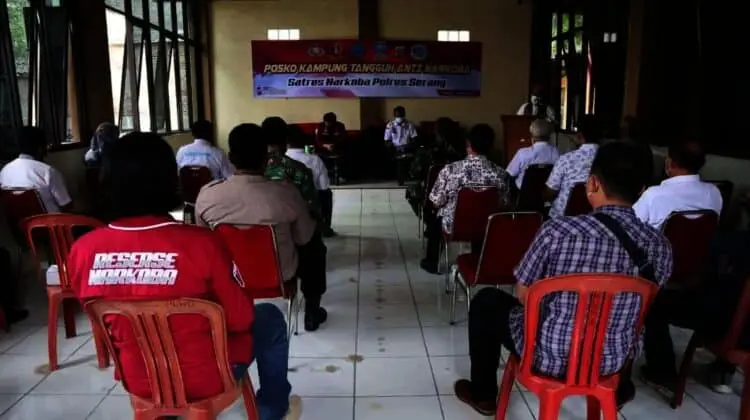 Polres Serang Bentuk Kampung Tangguh Anti Narkoba di Ciruas