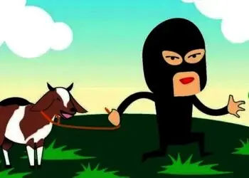 Pencuri Hewan Ternak di Tanara – Kabupaten Serang, Dibekuk Warga Lalu Diserahkan ke Polisi