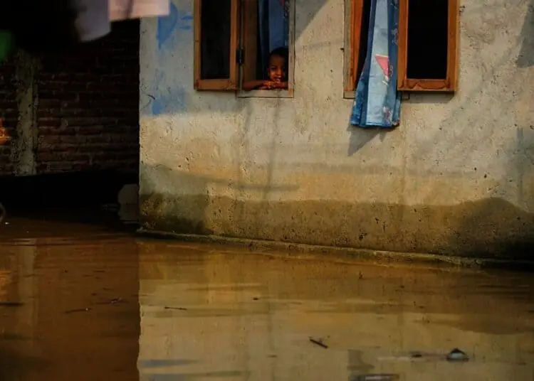 Foto Banjir Genangi Perumahan Mustika Tigaraksa