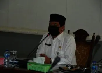 Sekda Kabupaten Serang, TB Entus Mahmud Sahiri, Senin (9/8/2021). (ISTIMEWA)