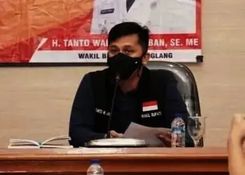 Tanto Warsono Arban, Wabup Pandeglang. (ISTIMEWA')