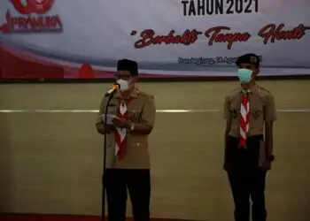 Pramuka Berbakti Tanpa Henti, di Pandeglang HUT ke-60 Diperingati Terbatas
