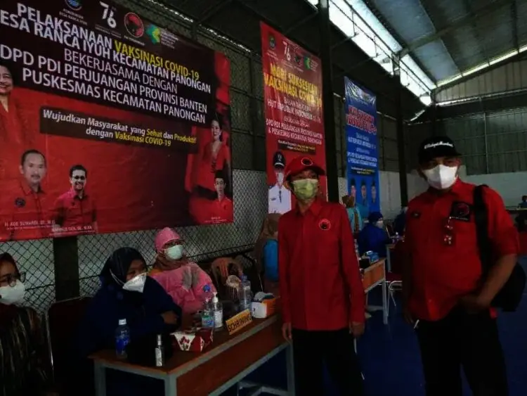 PDIP Banten Gelar Vaksinasi Covid-19 Untuk 1.000 Warga Kabupaten Tangerang