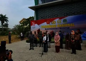 Vaksinasi Nasional di Ponpes An Nawawi, Tanara, Kabupaten Serang, Kamis (19/8/2021). (ISTIMEWA)