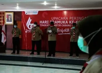 Pesan Penting Wabup Pandji Diperingatan HUT Ke-60 Pramuka Tingkat Kabupaten Serang