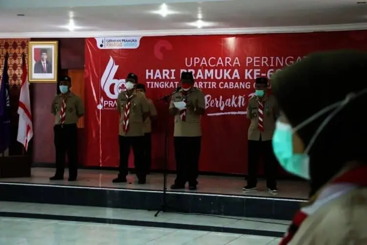 Pesan Penting Wabup Pandji Diperingatan HUT Ke-60 Pramuka Tingkat Kabupaten Serang