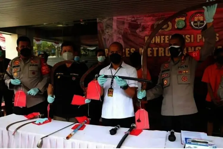 Dua Pelaku Tawuran di Cimone Ditangkap