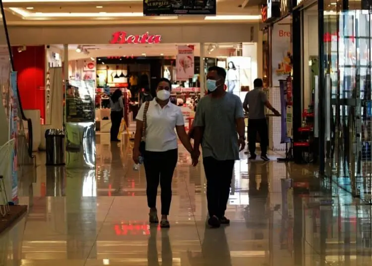 Potret Masuk Mal di Tangerang dengan Syarat Lewat Aplikasi