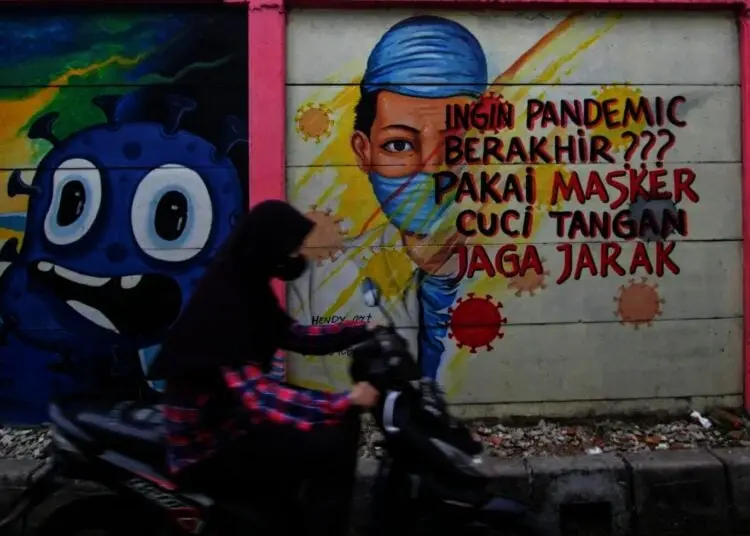 Potret Karya Seni Mural di Kampung Pink Kota Tangerang