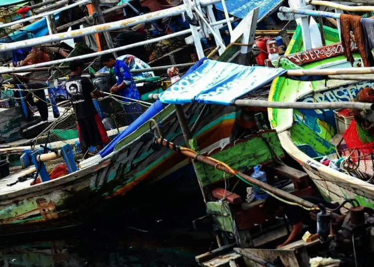 Potret Aktifitas Nelayan di Cituis Kabupaten Tangerang