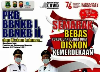 Kabar Gembira, Pemprov Banten Tebar Diskon Pajak Kendaraan Bermotor