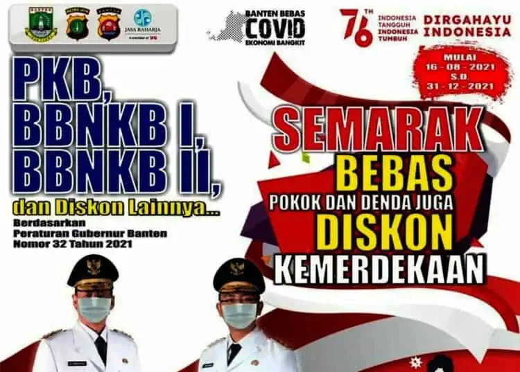 Kabar Gembira, Pemprov Banten Tebar Diskon Pajak Kendaraan Bermotor
