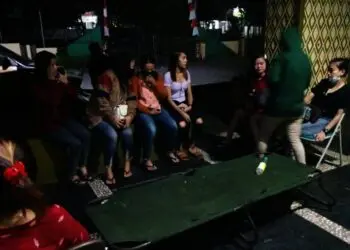 Asyik Mangkal di Kali Mati, 10 PSK Dirazia Satpol PP