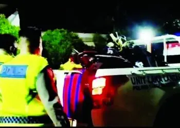 Mau Nyalip, Dua Pemotor Adu Banteng di Ciputat