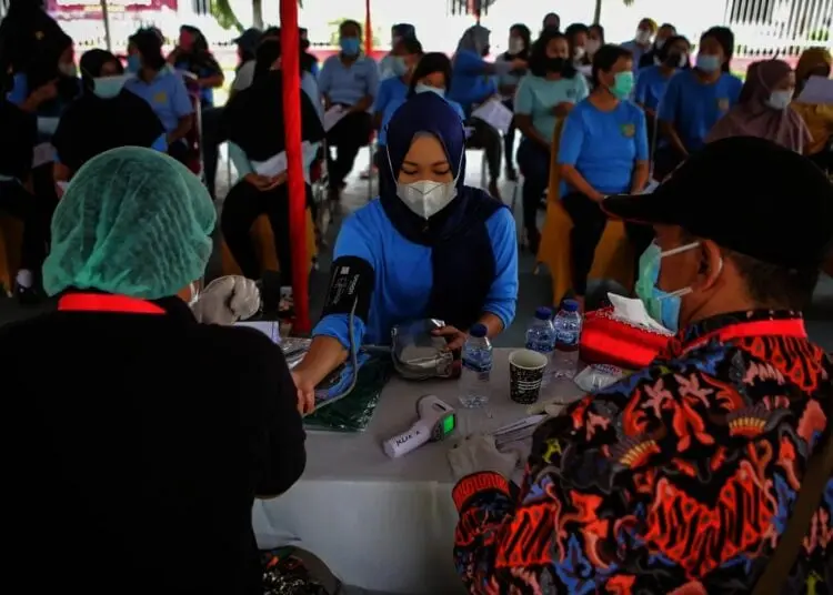Foto Suasana Vaksinasi WBP Lapas Perempuan Kelas IIA Tangerang