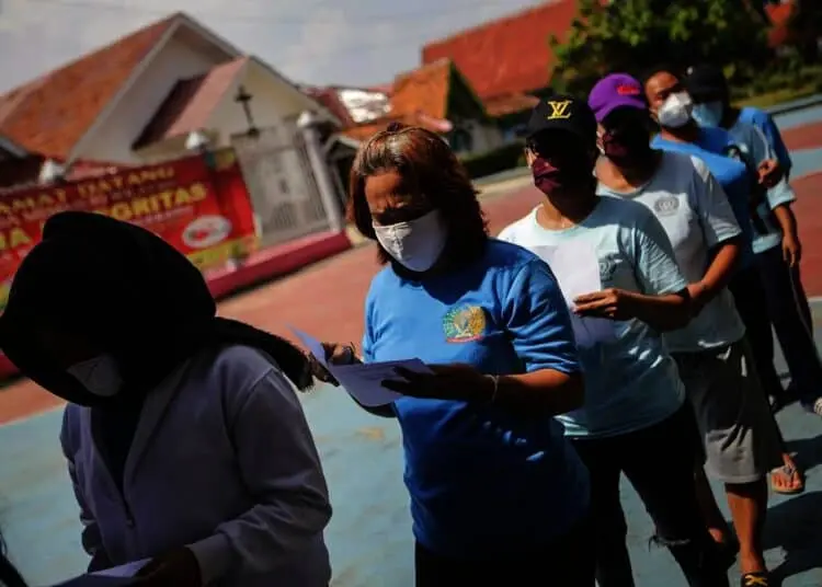 Foto Suasana Vaksinasi WBP Lapas Perempuan Kelas IIA Tangerang