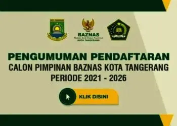Baznas Kota Tangerang Buka Pendaftaran Calon Pimpinan Periode 2021 – 2026
