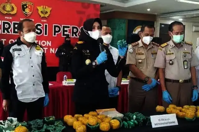 Penyelundupan Sabu Lebih dari 10 Kg dari Afrika Berhasil Digagalkan