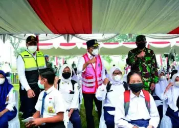 Sasar 4.000 Orang, Bupati Tangerang, KSAU dan Menhub Gelar Serbuan Vaksin