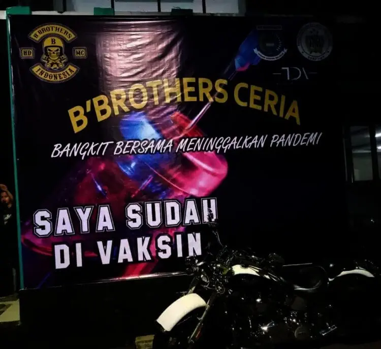 Komunitas Moge Gelar Vaksinasi Massal di Kelurahan Parigi