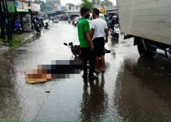 Buruh PT Adis Tewas Terlindas Truk di Desa Tobat