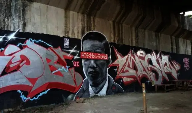 Mural Mirip Presiden Jokowi Bernuansa Pelecehan Ramai di Batuceper