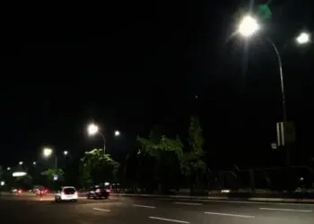 Lampu PJU di Kota Tangerang Dinyalakan Secara Bertahap