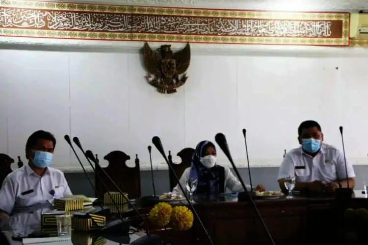 Evaluasi Bersama KemenPAN-RB, Pemkab Serang Targetkan Predikat A Untuk Penilaian Sakip Tahun 2021