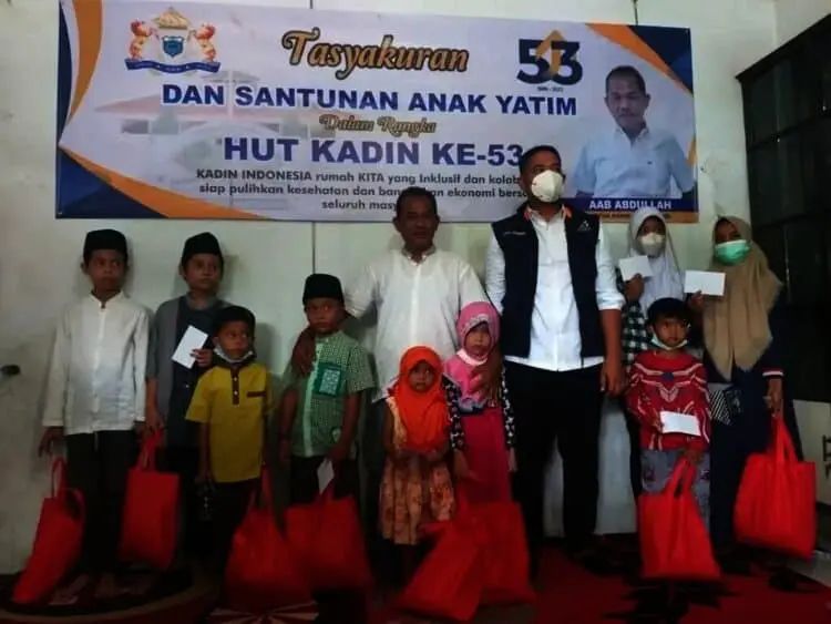 Peringati HUT Kadin ke-53, Kadin Pandeglang Tasyakuran dan Santuni Yatim