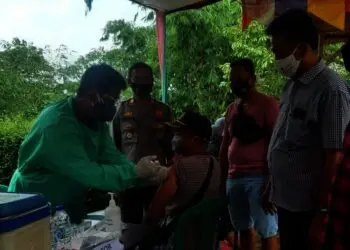 Pelaku Wisata di Pandeglang Antusias Ikuti Vaksinasi