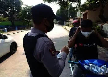 Polsek Kramatwatu Gencar Mengedukasi Masyarakat Soal Disiplin Prokes