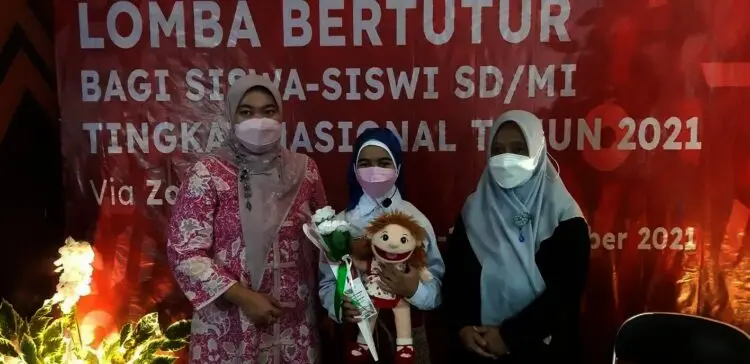 Membanggakan, Siswi Asal Pandeglang Raih Juara 3 Lomba Bertutur Tingkat Nasional