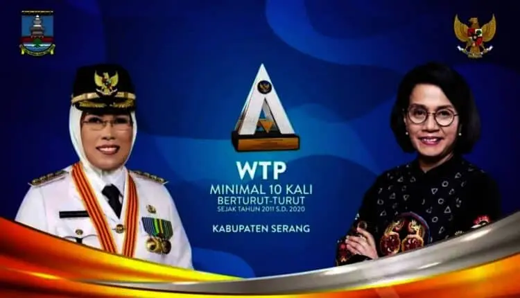 10 Kali WTP, Pemkab Serang Raih Penghargaan Kemenkeu RI