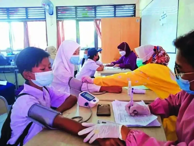 423 Siswa SMPN 5 Tigaraksa Divaksin Tahap I