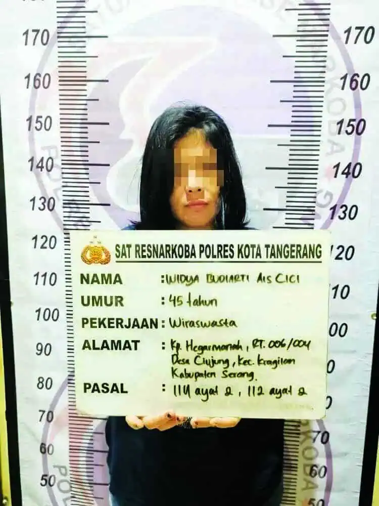 Simpan Sabu, Seorang Janda Asal Kutabaru Ditangkap