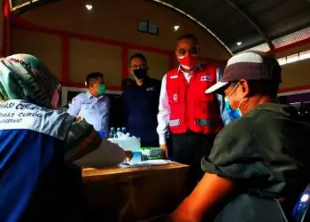Bupati Zaki Tinjau Vaksinasi Pfizer PMI Kabupaten Tangerang