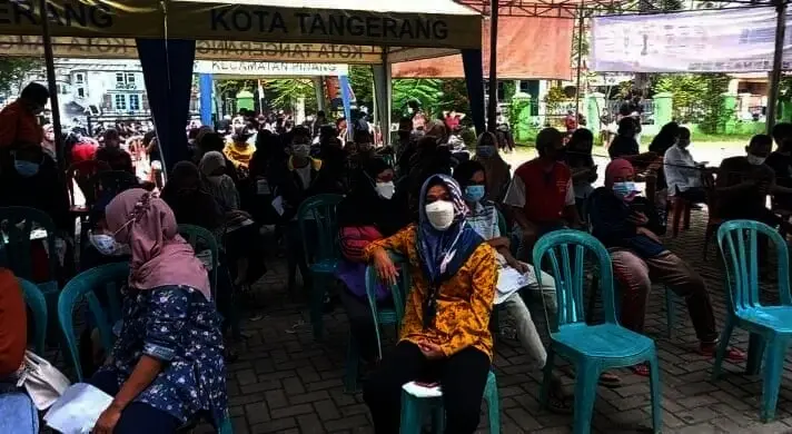 Tinjau Gebyar Bulan Vaksinasi, Asda I: Pemkot Tangerang Lakukan Percepatan