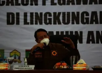 Gubernur Wahidin Minta CPNS Tidak Lakukan Korupsi