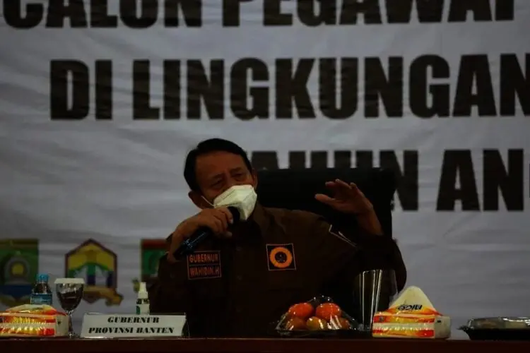 Gubernur Wahidin Minta CPNS Tidak Lakukan Korupsi