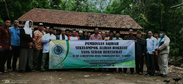 Alhamdulillah, Setelah Dibina Pengikut Aliran Hakdzat di Pandeglang Bertaubat