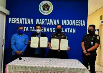 PWI-Kejari Tangsel Sepakat Bekerjasama Edukasi Kesadaran Hukum