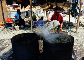 Potret Geliat Pedagang Kerang Ijo di Kabupaten Tangerang