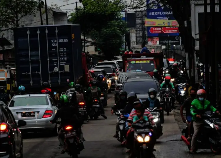 Potret Lalu Lintas Simpang 4 Islamic Jelang Rencana Pengalihan Arus