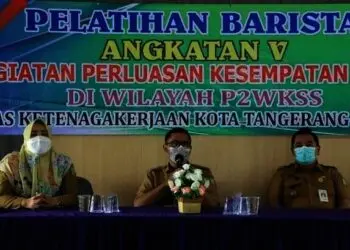 Perluas Kesempatan Kerja, Disnaker Kota Tangerang Gelar Pelatihan Barista