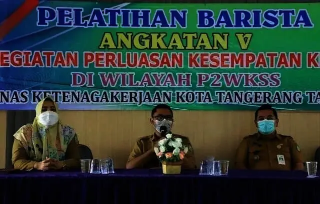 Perluas Kesempatan Kerja, Disnaker Kota Tangerang Gelar Pelatihan Barista