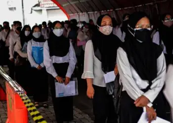 Potret Ketatnya Prokes di Tes SKD CPNS Kota Tangerang