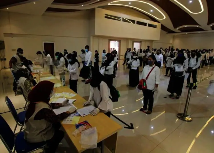 Potret Ketatnya Prokes di Tes SKD CPNS Kota Tangerang